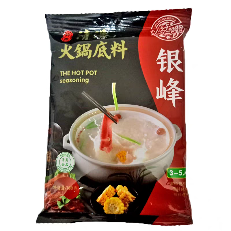 银峰清汤火锅底料 180g/袋